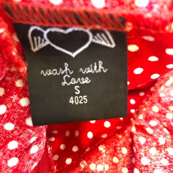 Hell Bunny Vixen polka dot pin up dress (Small) - Picture 4 of 5